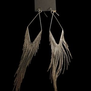 Express Silver Dangle Earrings